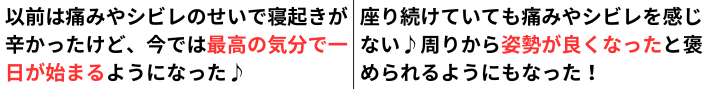 坐骨神経痛が改善して人生を楽しんでいる人達