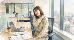 肩こりで辛そうにしている30代女性のイメージ画像