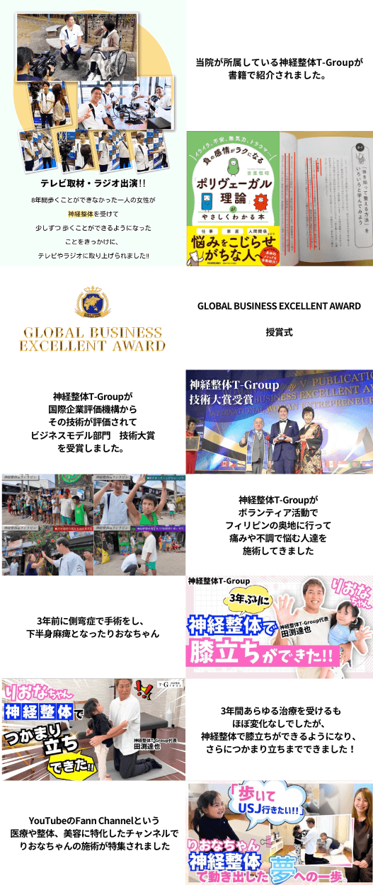 ポリヴェーガル理論書籍紹介　技術大賞受賞　フィリピンでの活動　りおなちゃんの軌跡