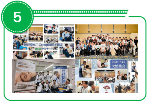 神経整体T-Groupの活動実績