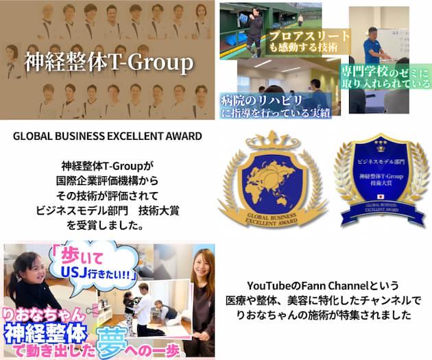 神経整体T-Groupの技術はプロアスリートも感動し、病院のリハビリに指導をして、専門学校のゼミにも導入されています。