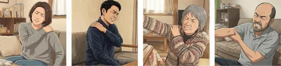 肩が痛くて悩んでいる人達