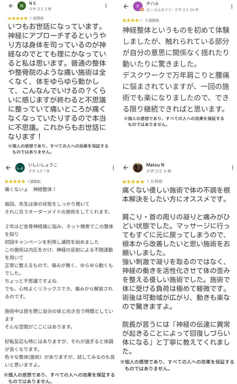 グーグルの口コミ