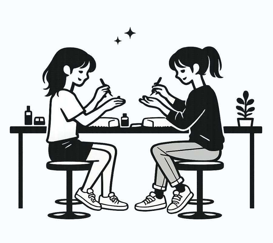 メゾンでは、お友達やご家族や友人。もちろん1人でも自由に使えます。