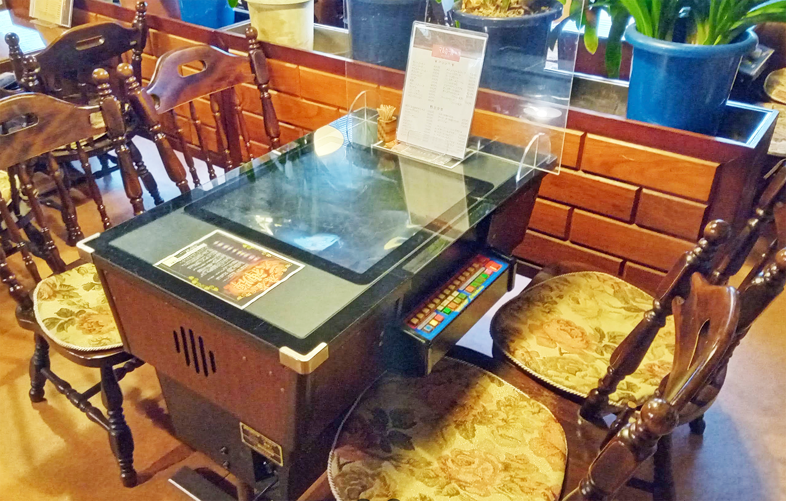 レトロゲームテーブル席
