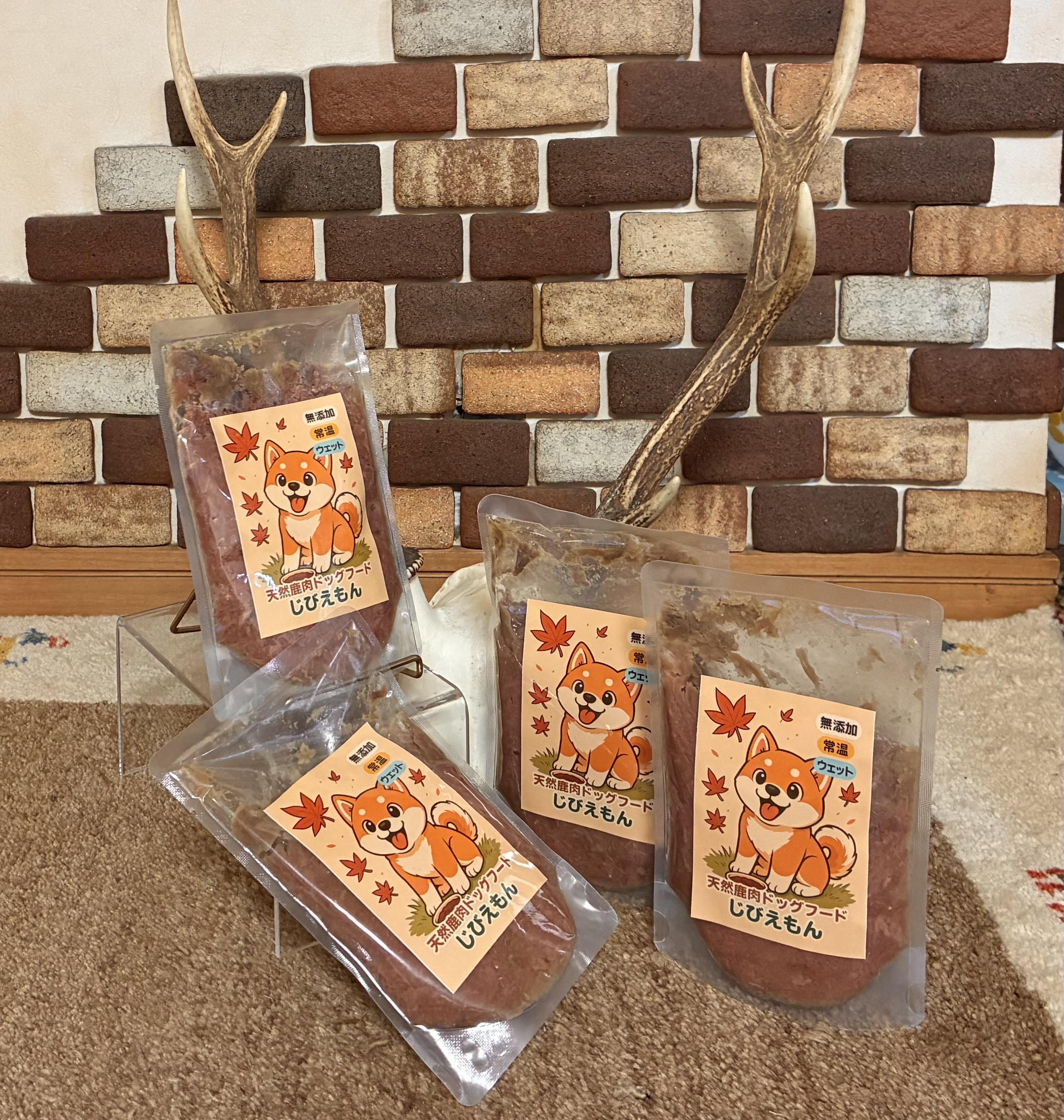 天然鹿肉ドッグフード　じびえもんの商品画像