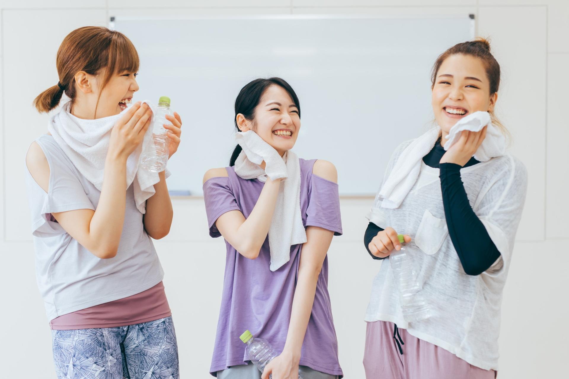 グループレッスン　お友達同士　楽しくレッスン