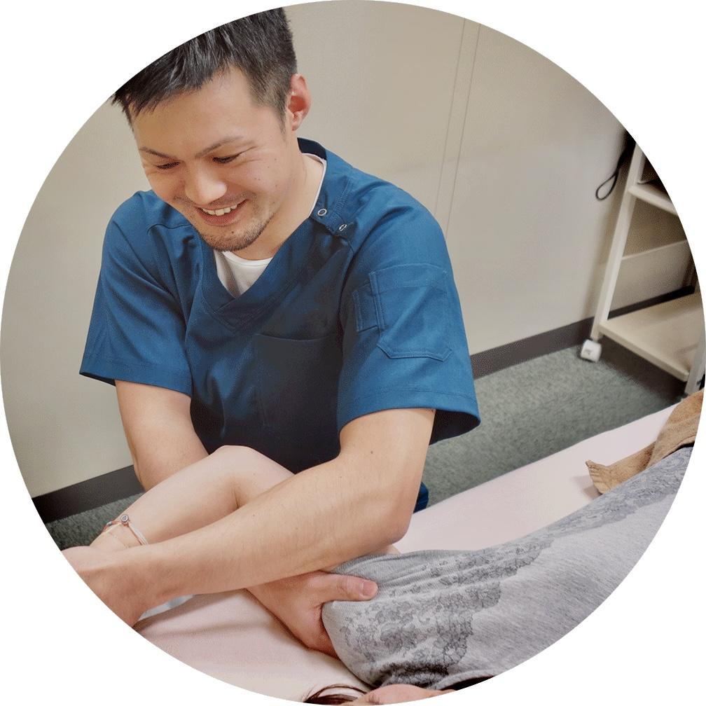 スポーツケガのコンディショニングケア施術