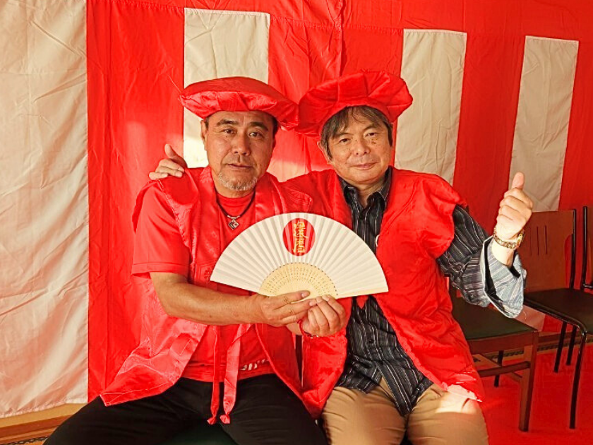 同級生の亀崎副知事と還暦祝い
