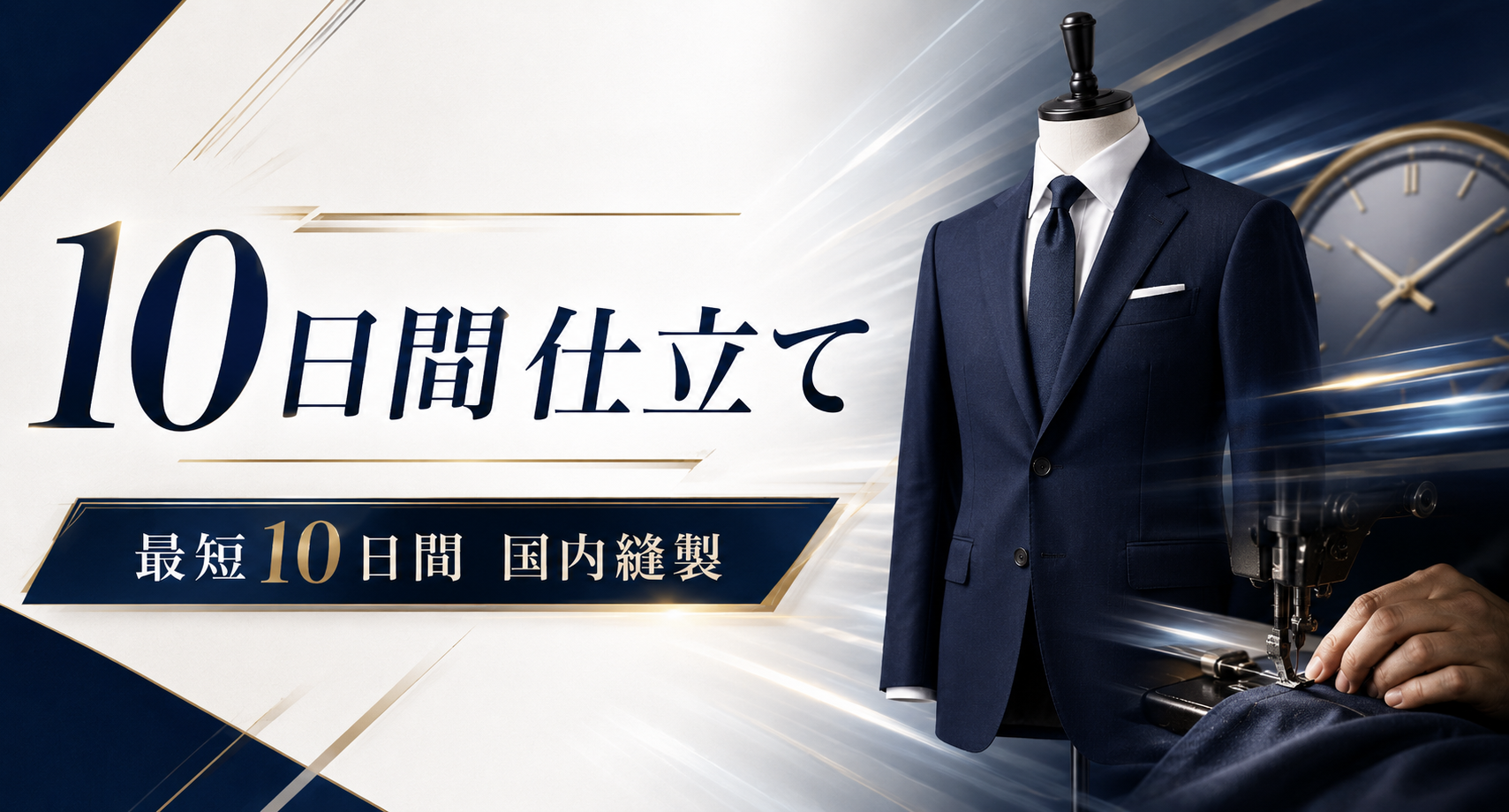急ぎの方は10日間仕立て