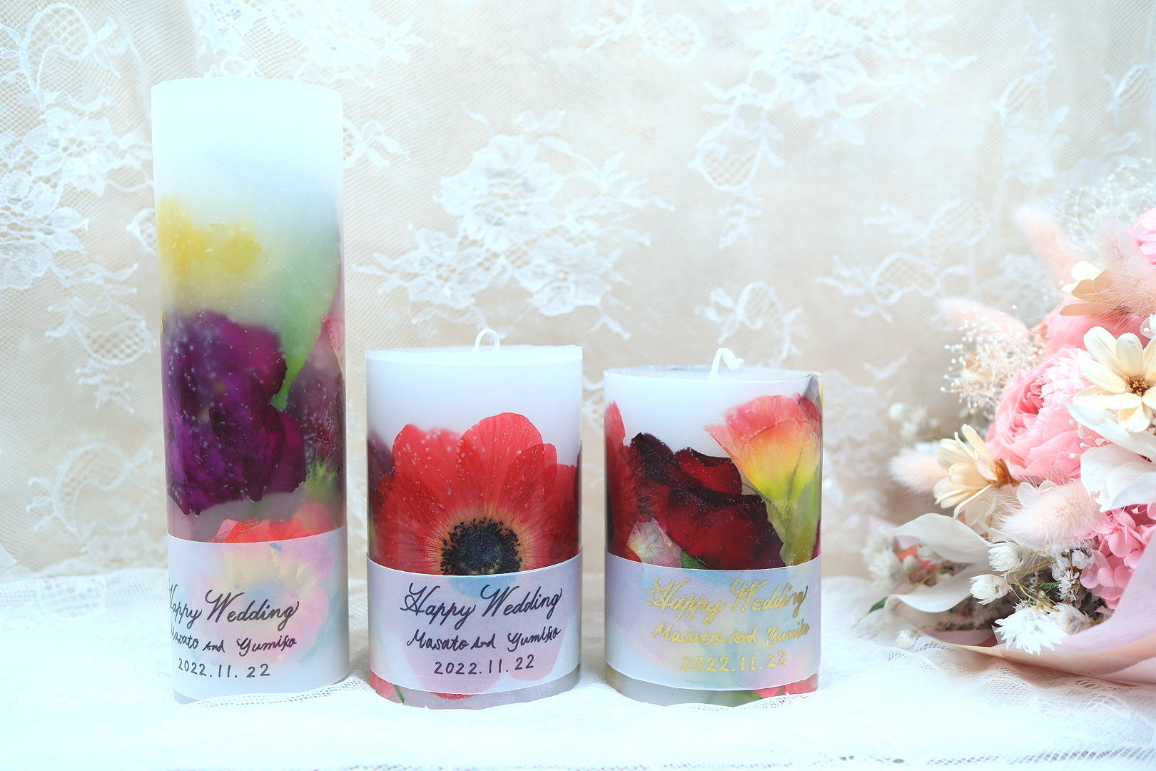 Hana mizukiキャンドル押し花のオンラインショップ