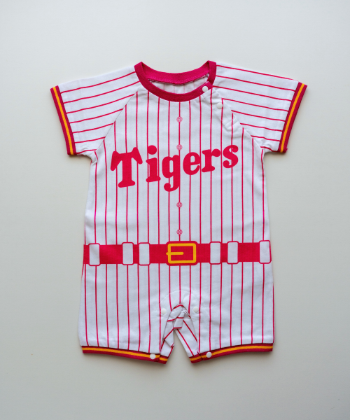 ユニホーム型ロンパス_ピンクの商品画像