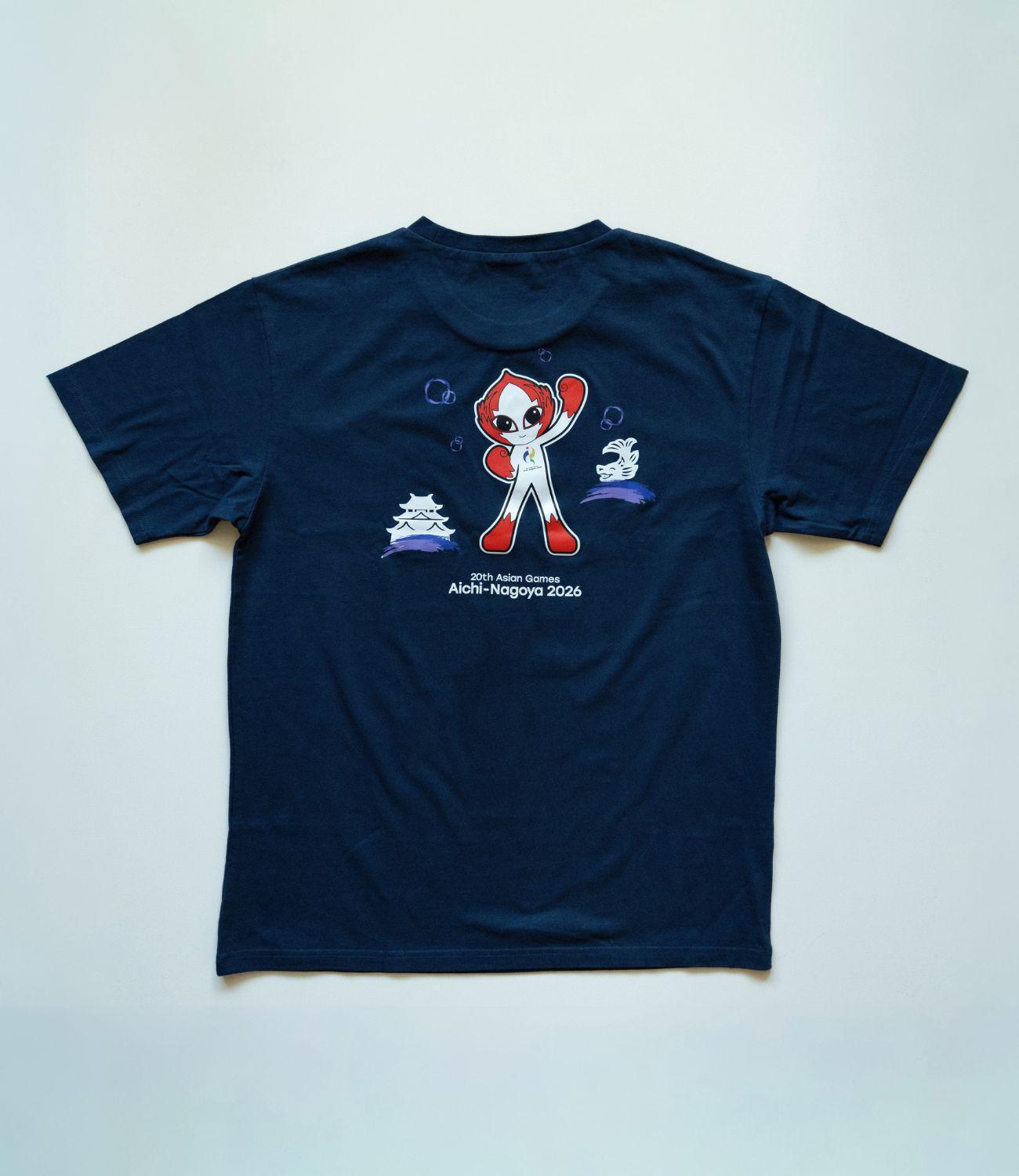 第20回アジア競技大会公式ライセンスグッズ　メモリー親子ペアTシャツ_NVの商品画像