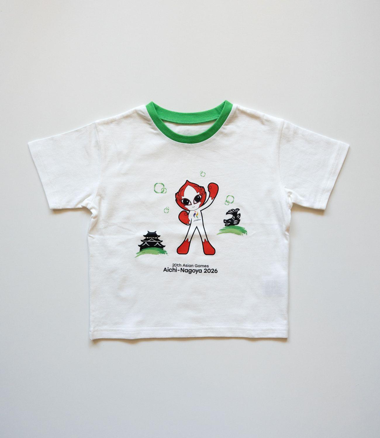 第20回アジア競技大会公式ライセンスグッズ　メモリー親子ペアTシャツ（キッズ）_Wの商品画像