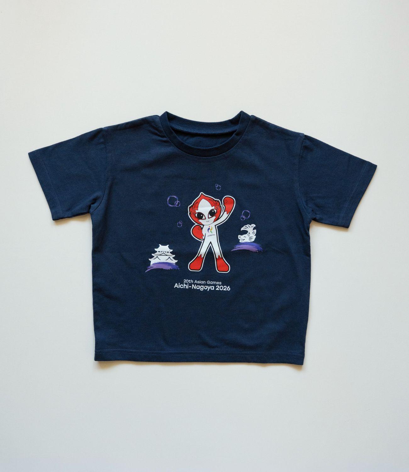 第20回アジア競技大会公式ライセンスグッズ　メモリー親子ペアTシャツ（キッズ）_NVの商品画像