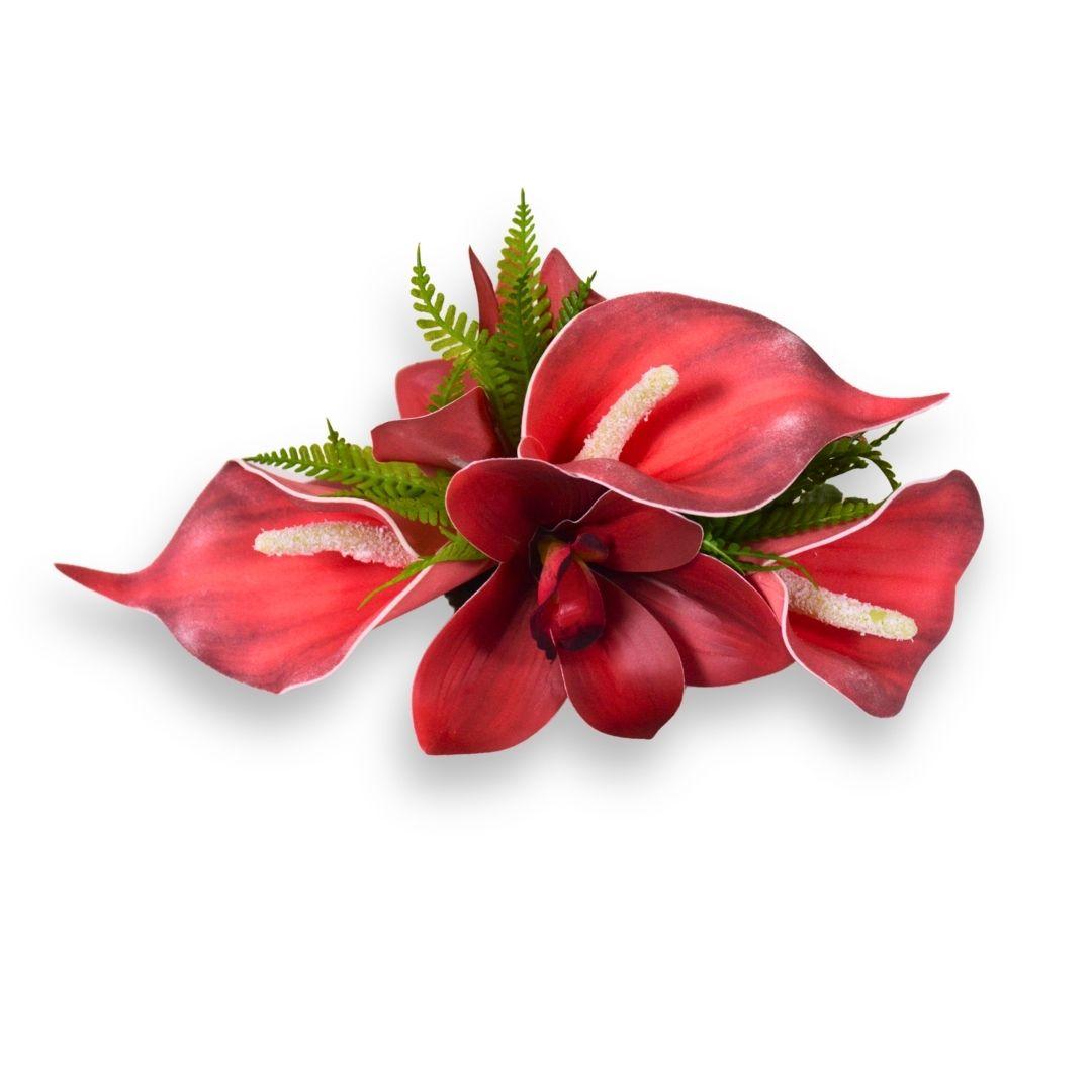 K-566-CL ｶﾗｰ&ｼﾝﾋﾞｼﾞｳﾑｸﾘｯﾌﾟ ﾚｯﾄﾞの商品画像