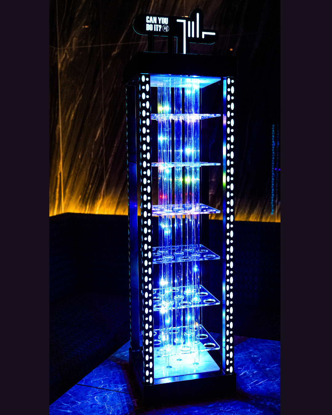 全長150cmのテキーラタワー　６０個 テキーラ観覧車なんて言わせない‼️ 👇🏻 dining bar fujimi 109から