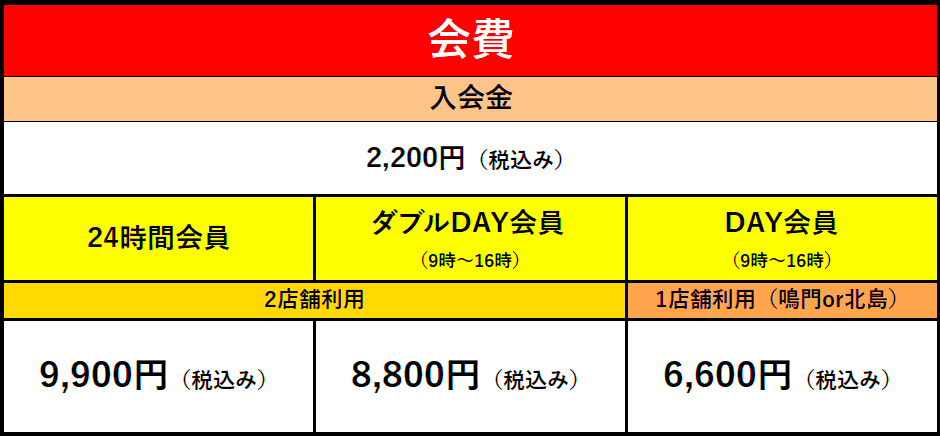 料金表