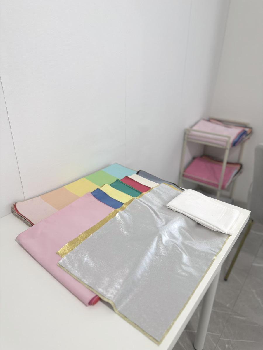 パーソナルカラー診断ドレープ（一例）