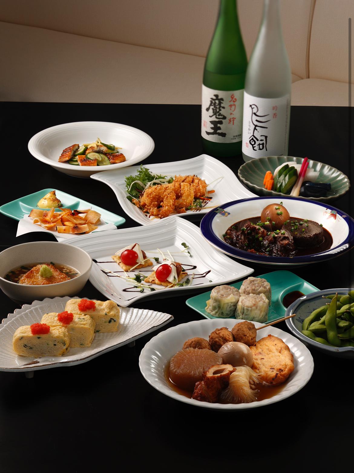 适合宴会的日式套餐料理示例｜Dining & Bar 一期一会（上野·汤岛）