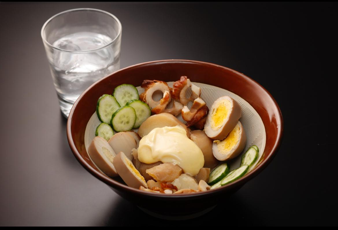 以关东煮高汤调味的土豆沙拉｜Dining & Bar 一期一会（上野·汤岛）