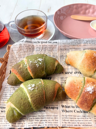 生米パン　生米あん巻き塩パン