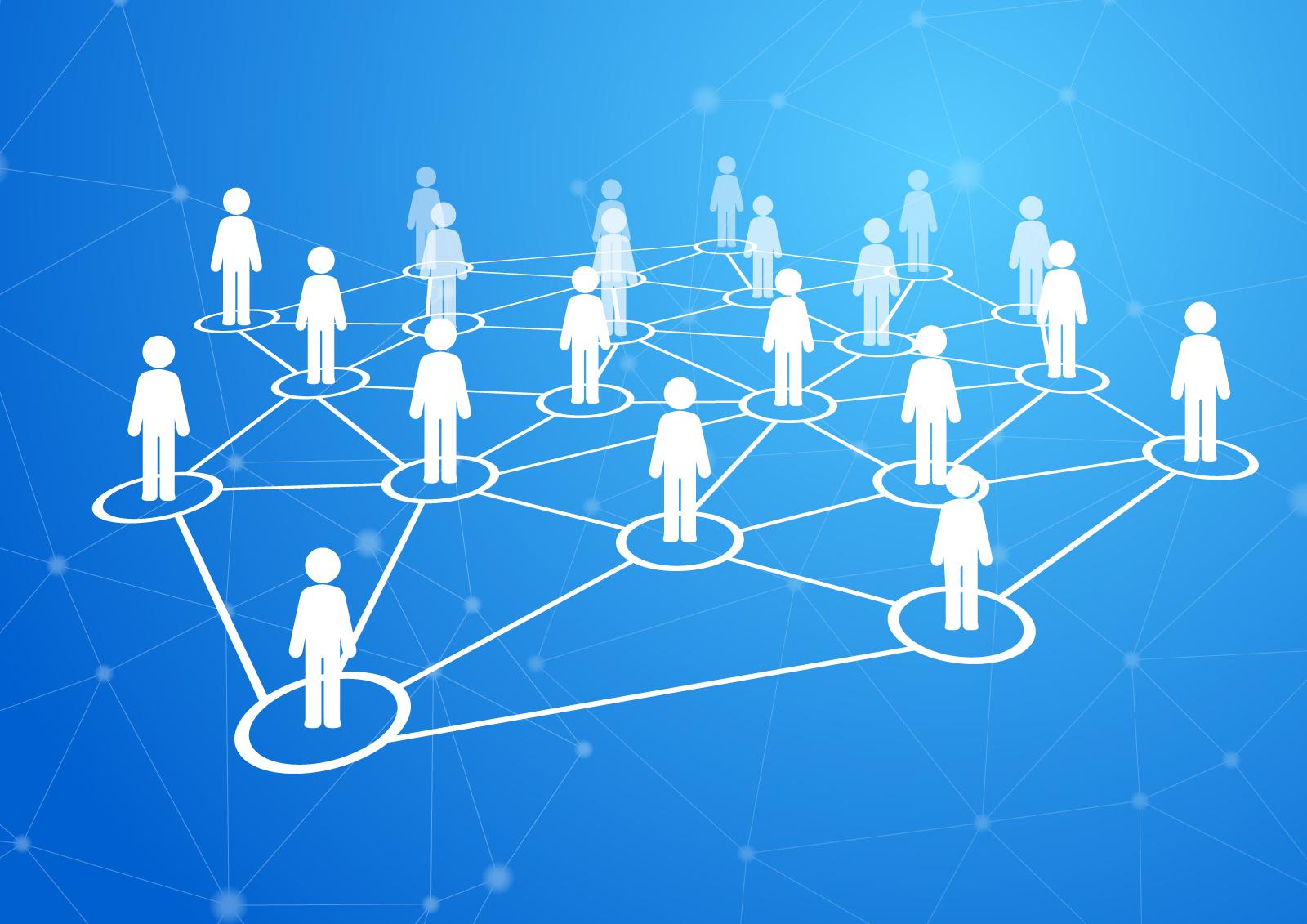 HelpFirstが人と人とのつながりを大切にしていることをイメージした図