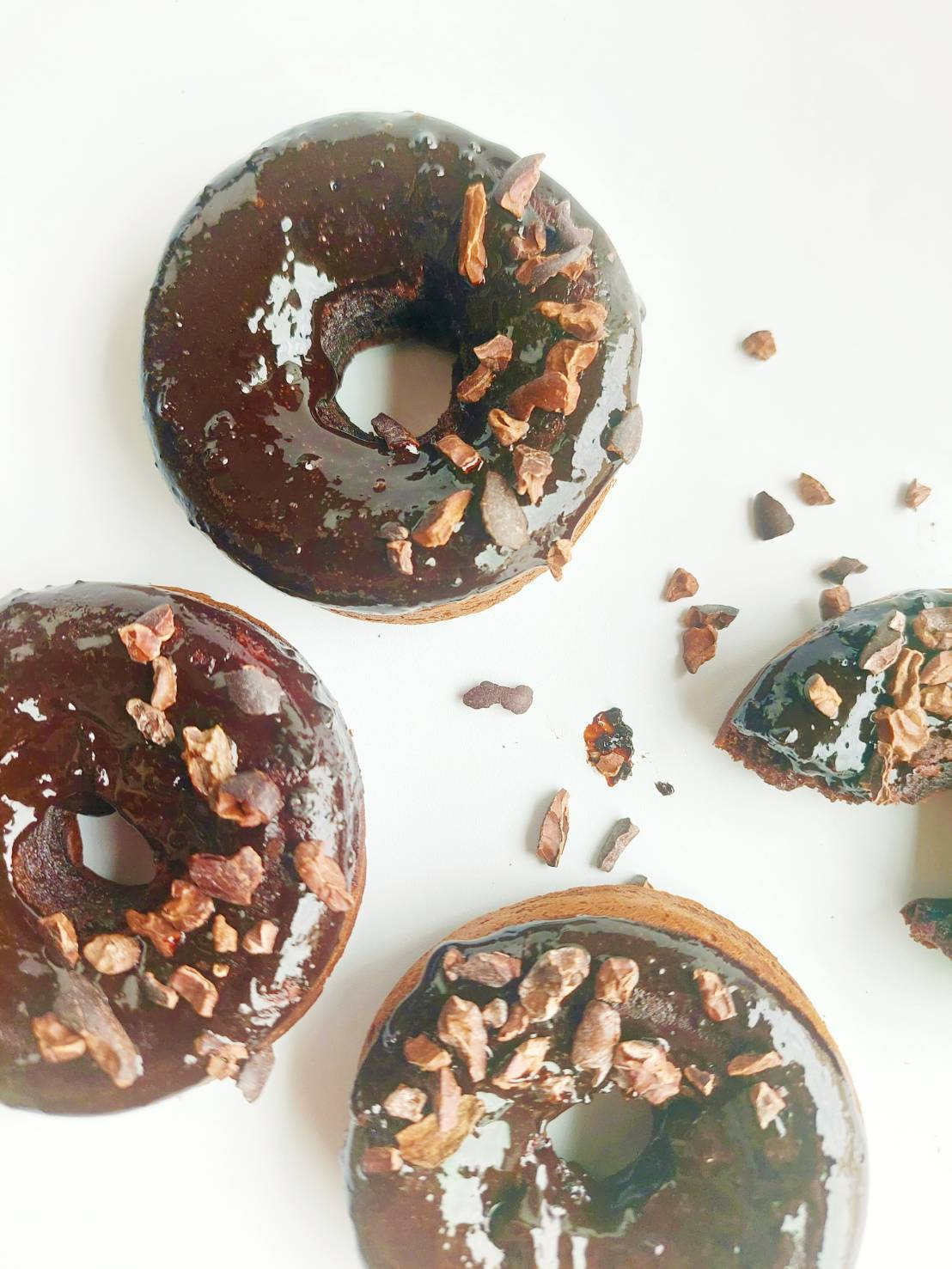 米粉の濃厚チョコドーナッツ