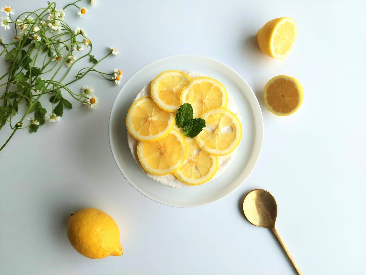 砂糖不使用ハニーレモンレアチーズケーキ