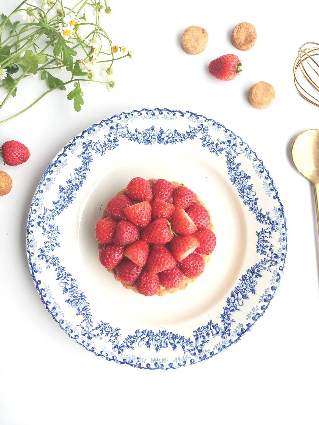 卵不使用フルーツタルト