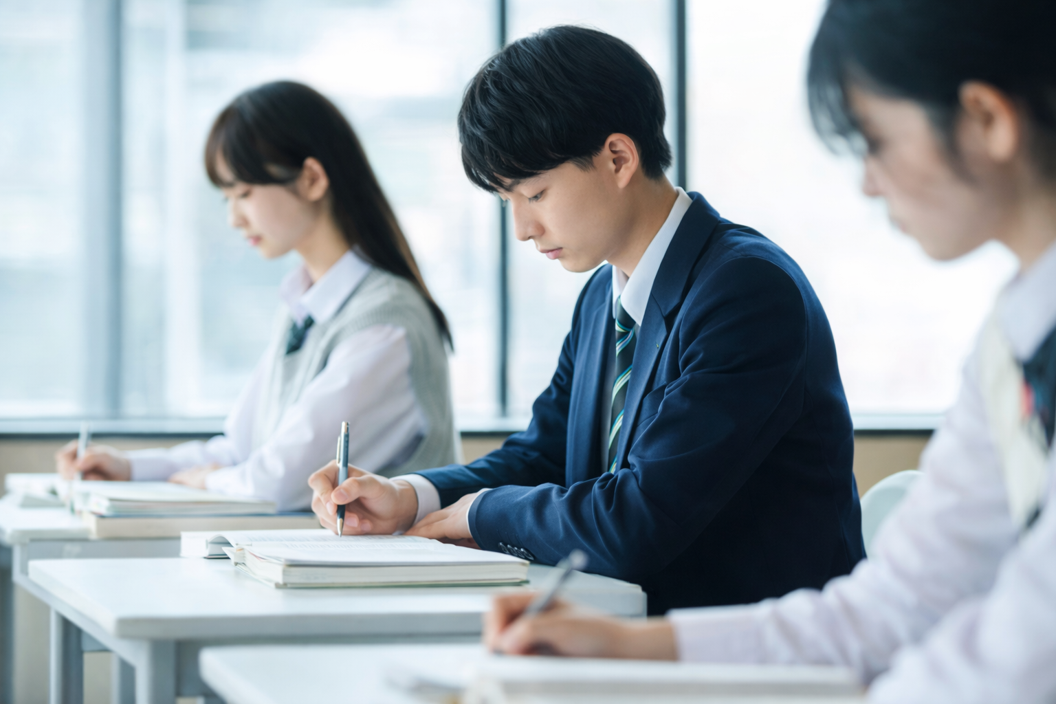 緑高校生は、高校3年生になって初めて大学受験を意識し焦る生徒が多い