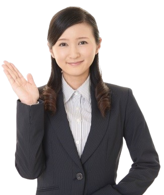 アナウンスする女性