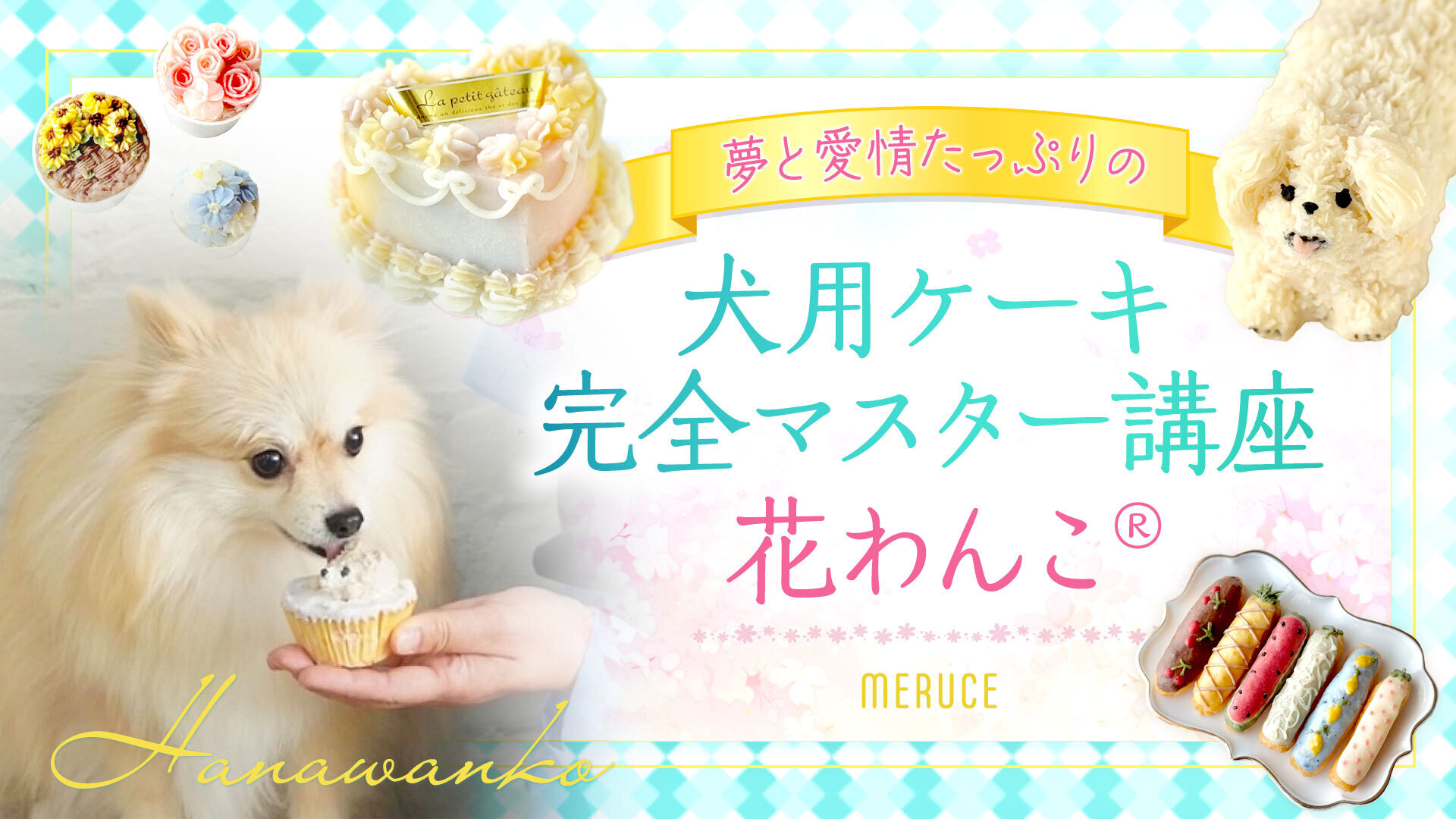 横浜 花わんこ®犬想いの芸術ケーキが学べる教室 体験レッスン