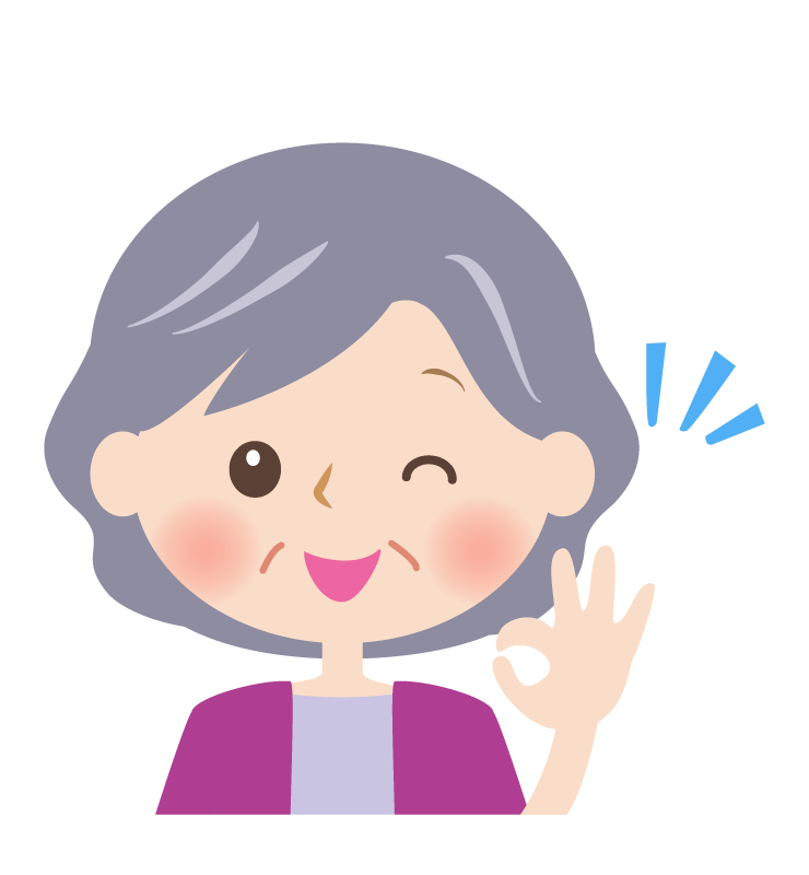 笑顔の中高年男性