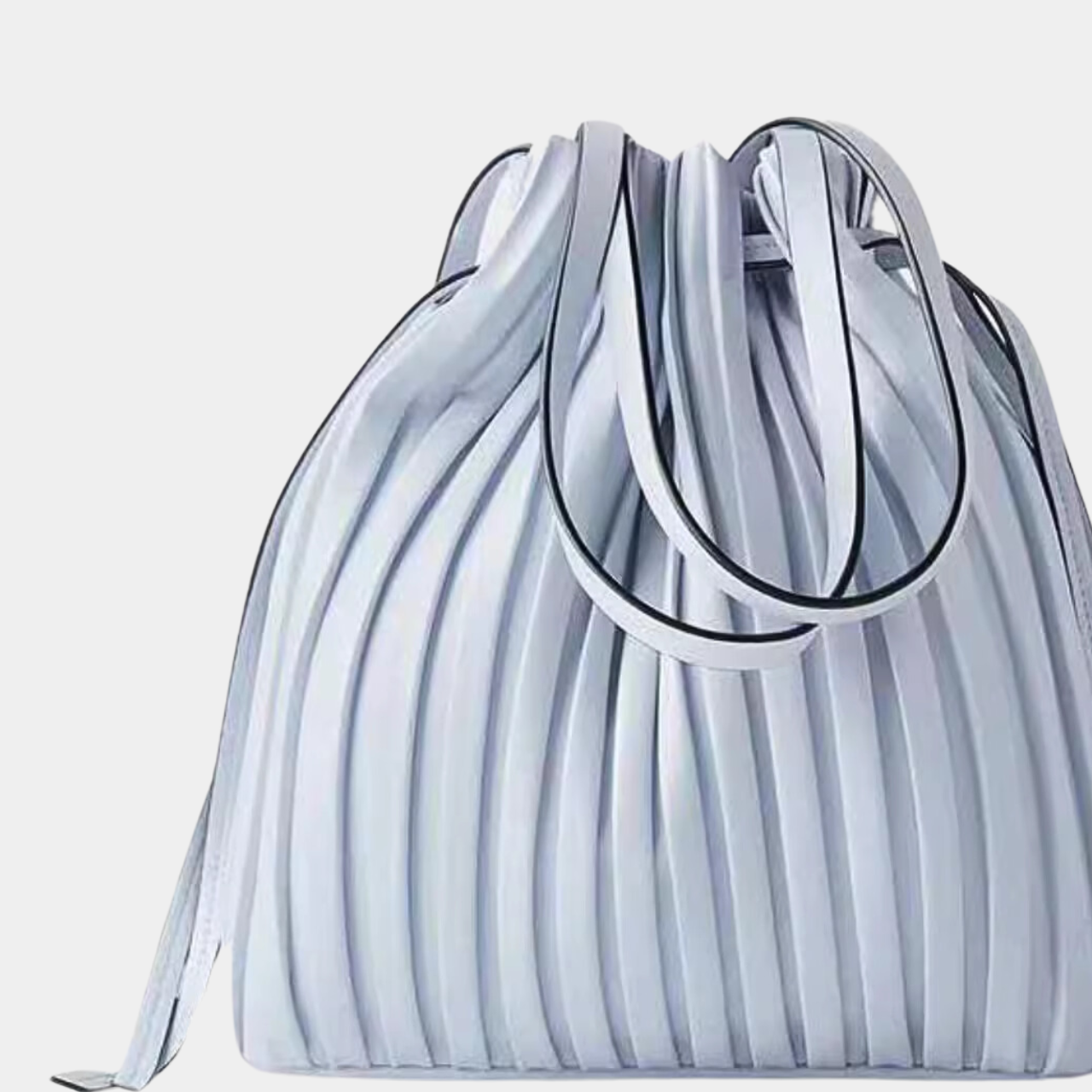 プリーツ巾着バッグの商品画像