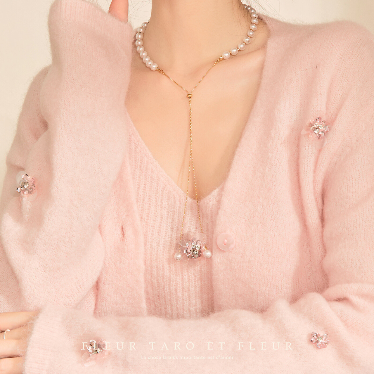 フラワービジューのセットアップの商品画像