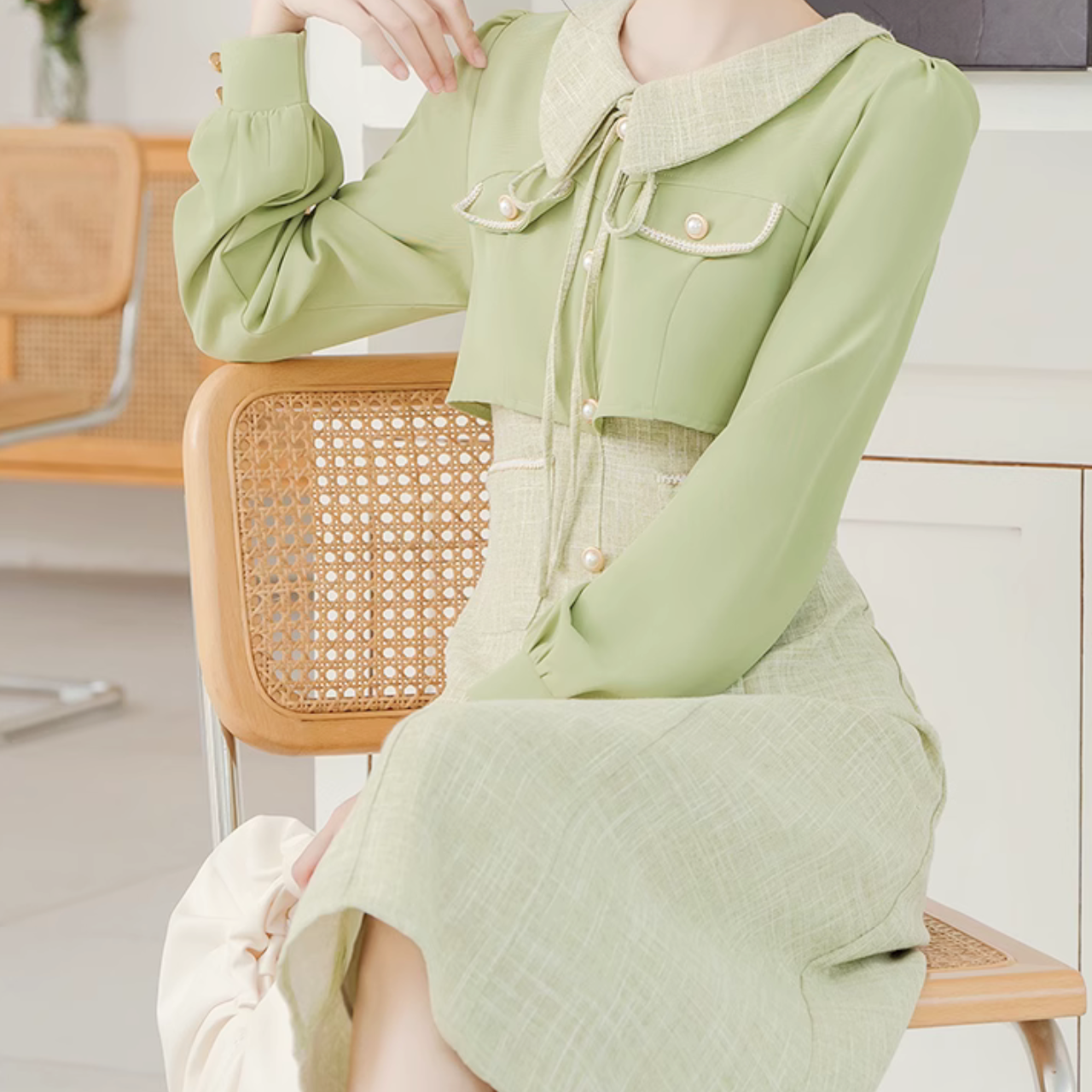 フィット＆フレアのワンピースの商品画像