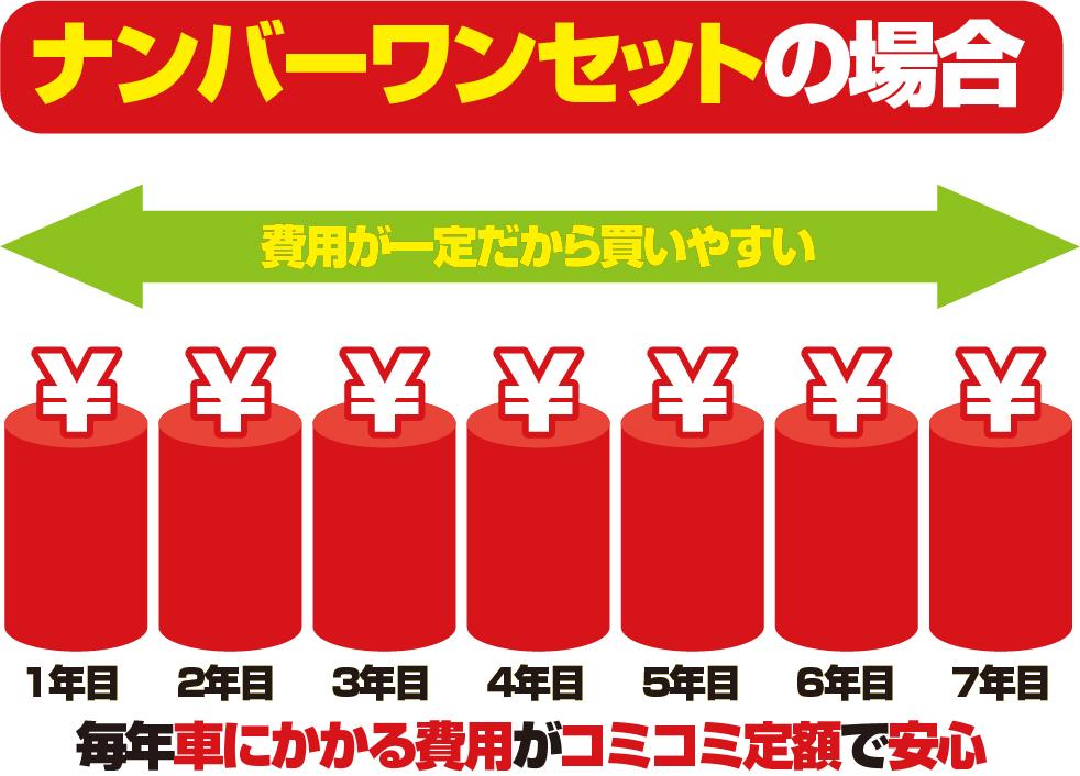 ナンバーワンセットの支払いグラフ