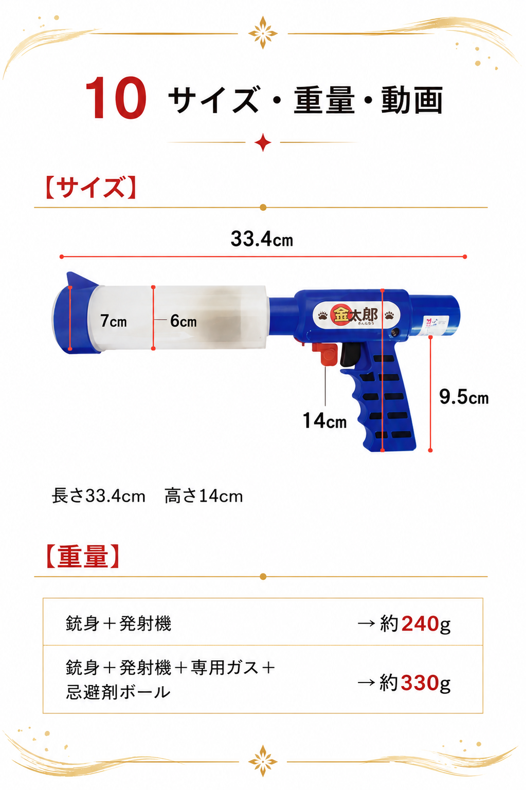 日本初！熊撃退ランチャー「金太郎」忌避剤発射機！遠距離から対応