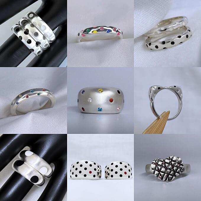 【コラム】水玉模様は、「いつでも可愛い、いつまでも可愛い」。その魅力と、水玉リング２点セットのご紹介。