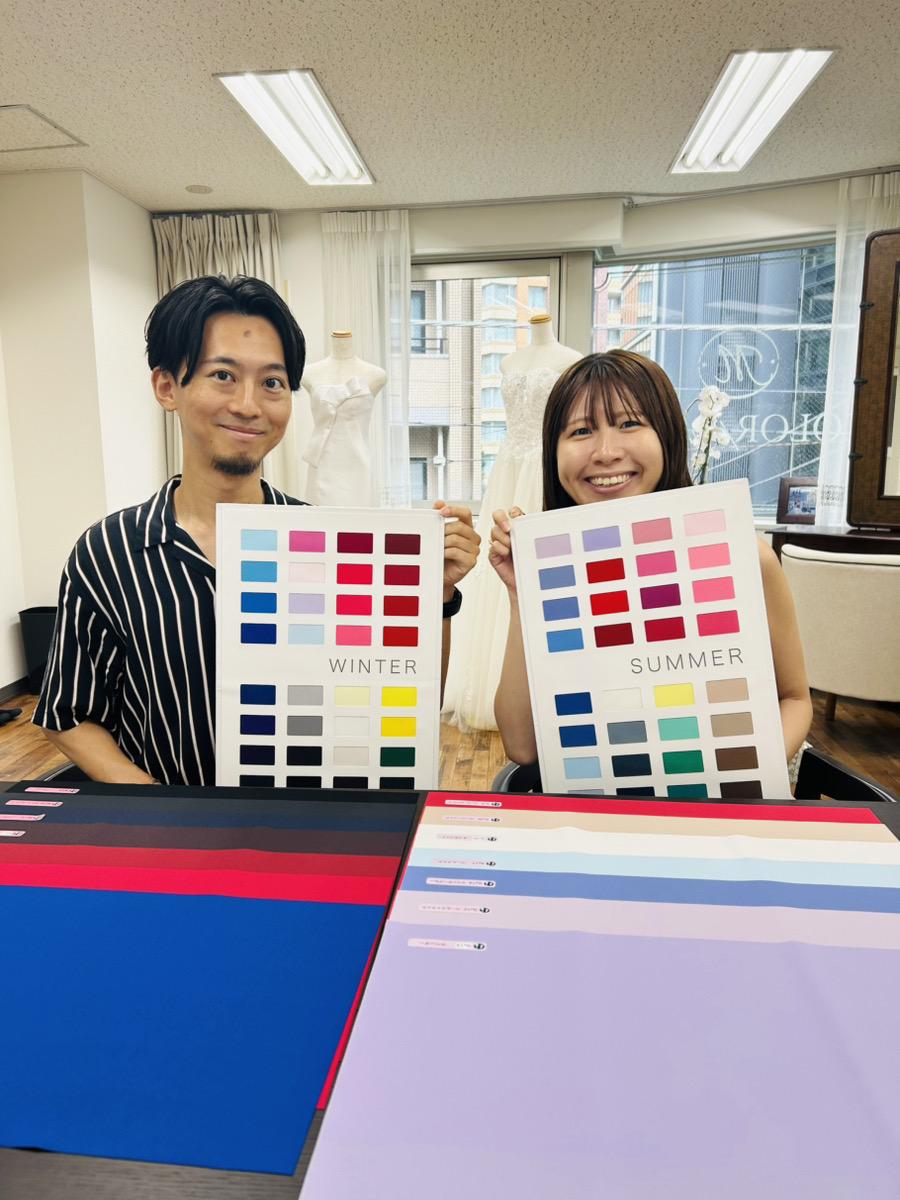 ウエディングコース　骨格＆カラー診断結果画像