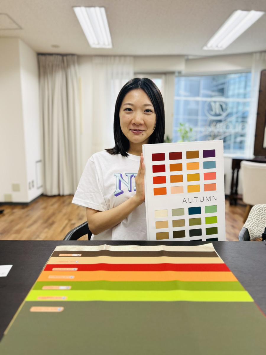 ファッションカラー48タイプ診断結果　イエベ秋