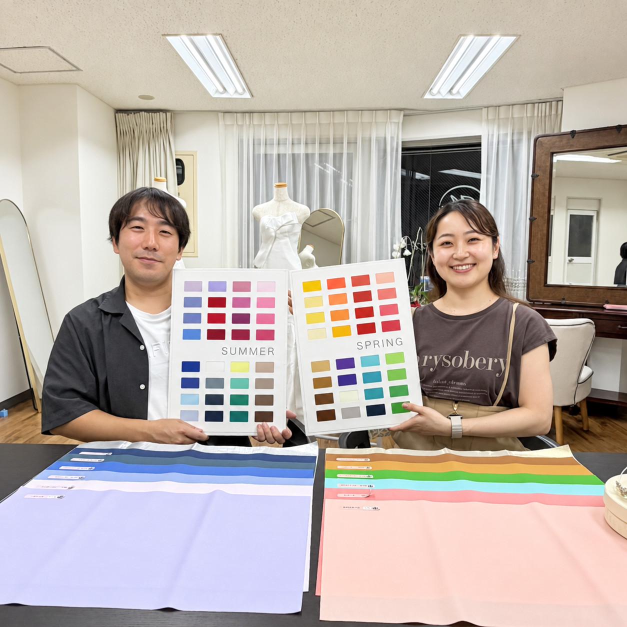ウエディングコース　骨格＆カラー診断結果画像