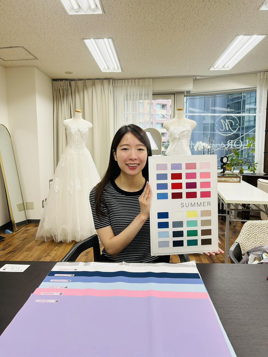 ウエディングコース　骨格＆カラー診断結果画像