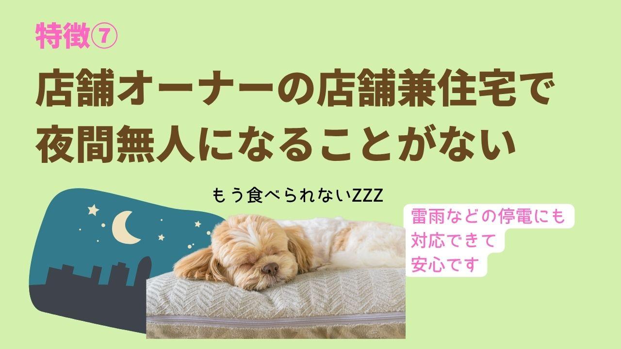 店舗オーナーの店舗兼住宅で 夜間無人になることがない雷雨などの停電にも 対応できて 安心です