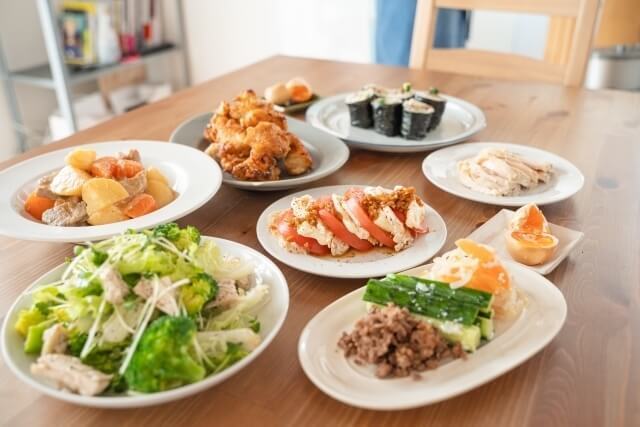 料理　配置