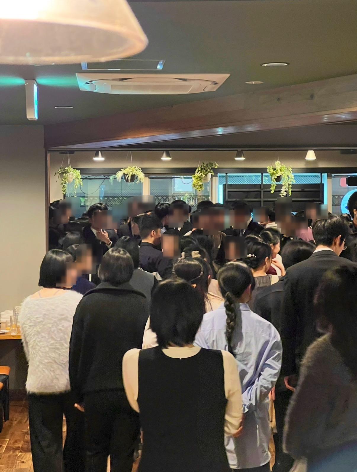 西所沢の樹樹HANAREで最大70名様まで利用できる立食貸切パーティー