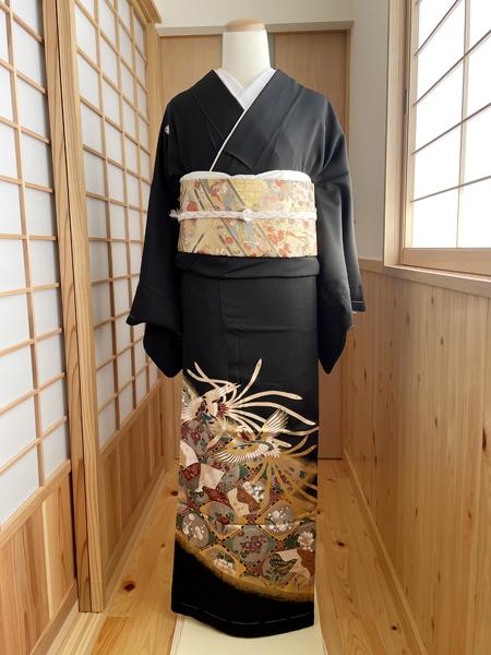 留袖レンタル着物写真チーム紬