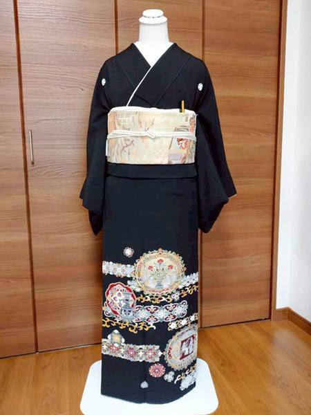 留袖レンタル着物写真チーム紬