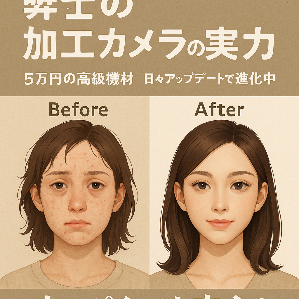 鏡の中で理想の自分に変わるファンタジー・イラストのサムネイル